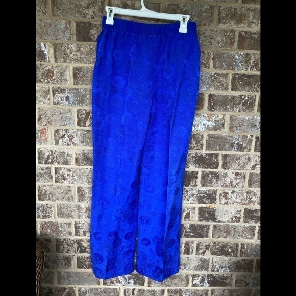 Chico's Pants - Size 0 Pull On Starburst Silk Linen - Picture 6 of 9